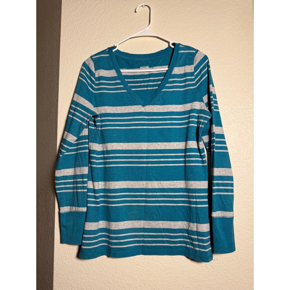 Mossimo full sleeve tshirt size L striped